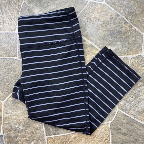 Athleta Pants - Athelta Striped Capri